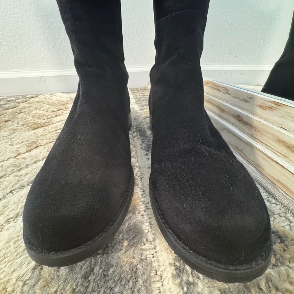 Stuart Weitzman Black Suede Over-the-Knee (OTK) 5050 Boots women’s size 11 - Picture 10 of 15